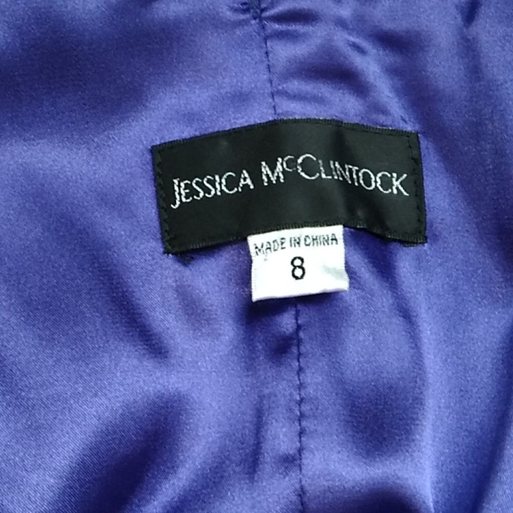 Jessica McClintock strapless long gown for prom or any special occasion. - Picture 10 of 11